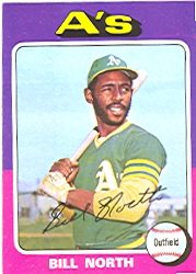 1975 Topps Baseball Cards      121     Bill North